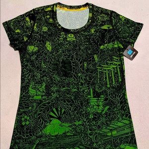 NWT Large INKnBURN Green Tea Tech and Bag